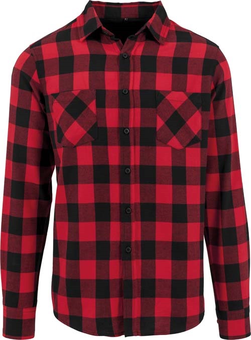 Checked flannel shirt