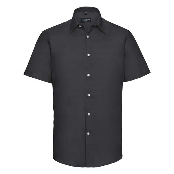 Short sleeve easycare tailored Oxford shirt