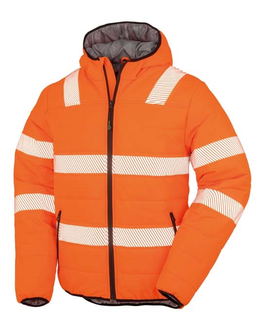 Recycled ripstop padded safety jacket