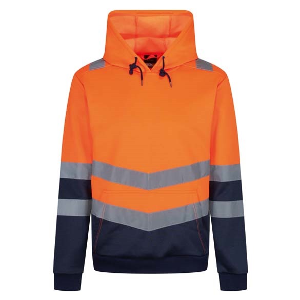 Pro hi-vis overhead hoodie