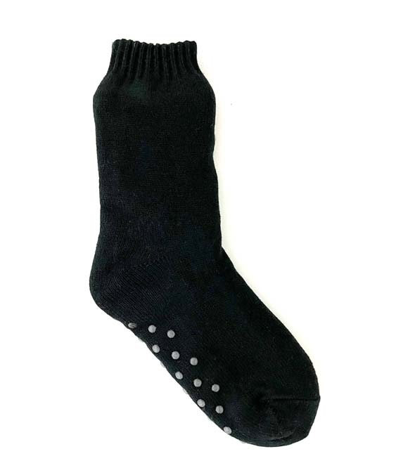 Adult sherpa socks with turndown