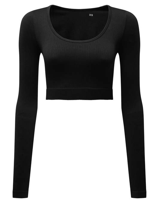 Women’s TriDri&#174; ribbed seamless &#39;3D Fit&#39; crop top