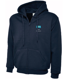 NHS Zipped Hoodie with NHS logo